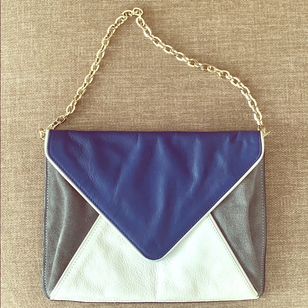 Banana Republic leather shoulder bag/ clutch